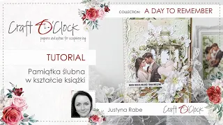 TUTORIAL- Pamiątka ślubna w kształcie książki- A DAY TO REMEMBER- design by @rabusiowepasje8136