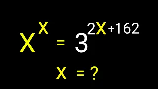 A Nice Exponents Olympiad Maths | X=?