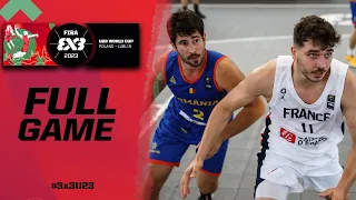 France 🇫🇷 vs Romania 🇷🇴 | Men | Full Game | FIBA 3x3 U23 World Cup 2023