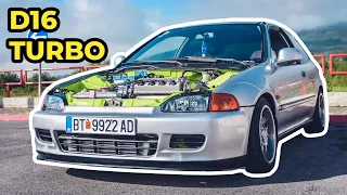 Building a Turbo D Series Honda Civic EG in 4 minutes