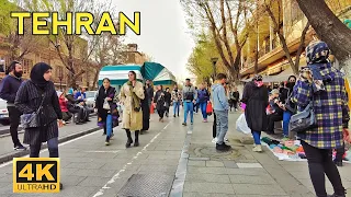 IRAN walking tour Center of Tehran city 2023 [4K HDR 60fps]