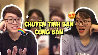 Mấy đứa được xếp ngồi chung với crush kiểu