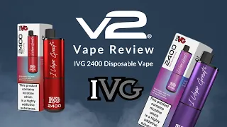 IVG 2400 Disposable Vape - Unveiling the Ultimate Vaping Experience. In-Depth Review.