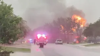 Two-story home destroyed in large fire on West Side