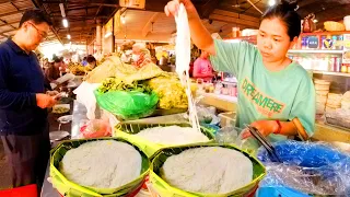 Rice Noodles, Sandwich, Egg, Snail Porridge, Fried Noodles, Meatball, & More - Cambodia Street Food