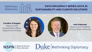 Data in Sustainability and Climate | Data Diplomacy Series | National Science Policy Network - NSPN