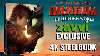 How to Train Your Dragon: The Hidden World Zavvi Exclusive 4K Ultra HD Blu-ray Steelbook