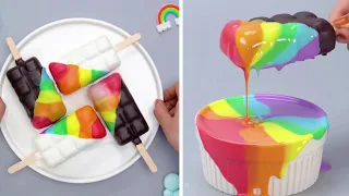 Top Amazing Rainbow Cake Decorating Recipes For Lovers | Perfect Colorful Cake Decorating Ideas