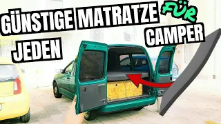 GUT SCHLAFEN trotz BILLIG MATRATZE?! GÜNSTIG die RICHTIGE MATRATZE für CAMPER finden!