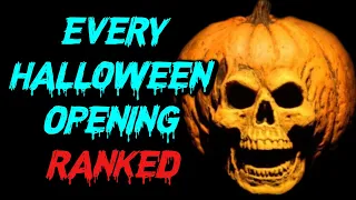 Halloween Movie Openings RANKED