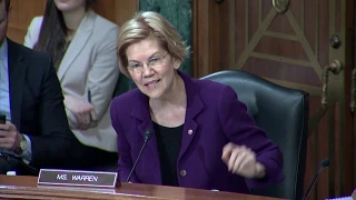 Senator Warren Questions CFPB Director Kraninger About Lack of Enforcement Action