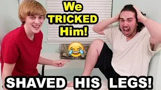 WE PLACED AN IMPOSSIBLE BET!! (PRANKED HIM) (Try this with a friend)