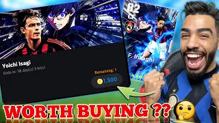 I BOUGHT BLUE LOCK PACK : Yoichi Isagi ( INZAGHI ) IS HE GOOD ? eFootball 24 mobile