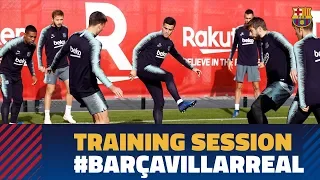 Training focus shifts to Villarreal game