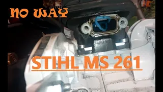 STIHL MS 261 Ремонт.STIHL MS 261 REPAIR