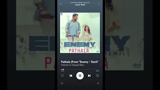 Pathala  | Enemy (Tamil) | Vishal,Arya | Anand Shankar | Vinod Kumar | Thaman S | WhatsApp Status |