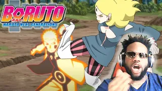 👀RUN HER FADE NARUTO!👀 | Naruto vs Delta (Full Fight) | Boruto Episode 198 Reaction