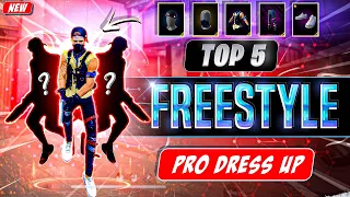 NEW TOP 5 FREESTYLE DRESS COMBINATION FOR MOVEMENT || DRESS UP LIKE MENA AND BRAZIL SERVER PLAYERS