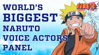 We Made History! The World's Biggest Naruto Voice Actors Q&A Panel with Fans