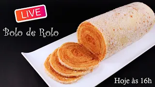 🔴 Live - BOLO DE ROLO - Chef Silvia Nicolau