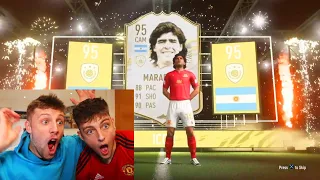 MY BRO packs the most EXPENSIVE ICON on FIFA 21