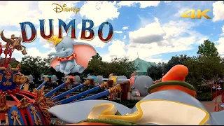 Dumbo The Flying Elephant Full POV Ride [4K] at The Magic Kingdom, Walt Disney World [⁴ᴷ⁶⁰]