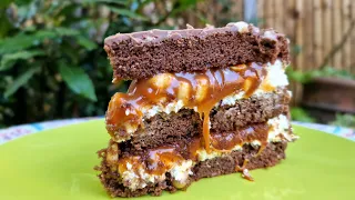 Snickers Cake that Melts in Your Mouth! Simple and Delicious! / Торта Сникърс, Топи се в устата!