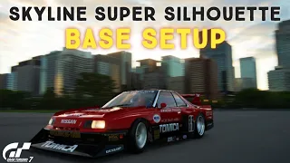 Gran Turismo 7 | GT7  Nissan Skyline Super Shilouette 84' Setup Base Tune