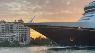 The Disney Dream Cruise Ship Embarking from Miami