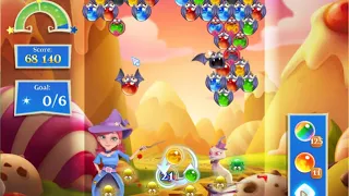 Bubble Witch 2 Saga Level 2107 with no booster & 1 bubble