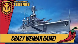 Weimar Is Truly Broken... 8 kills (Stream Highlight)! World of Warships Legends