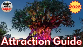 Disney's Animal Kingdom ATTRACTION GUIDE - 2022 - All Rides + Shows - Walt Disney World