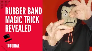 Easy Rubber Band Magic Trick Revealed  #youtubeshorts #viralvideo #viral #ytshorts #trending #shorts