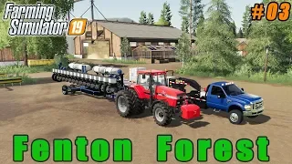 Spreading manure, plowing, planting corn | Farming on Fenton Forest | FS 19 | Timelapse #03