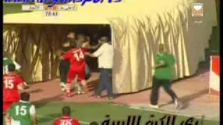 احداث ماحصل في مباراة الاهلي طرابلس والاتحاد اياب 2009