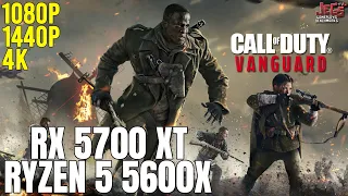 Call of Duty: Vanguard | Ryzen 5 5600x + RX 5700 XT | 1080p, 1440p, 4K benchmarks!