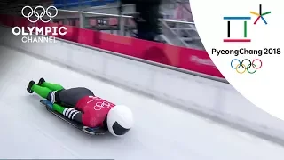 Nigeria's Simidele Adeagbo prepares for Skeleton race | Winter Olympics 2018 | PyeongChang