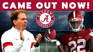 IT HAS BEEN CONFIRMED! ALABAMA CRIMSON TIDE FOOTBALL NEWS! COLLEGE FOOTBALL NEWS #bamainsider