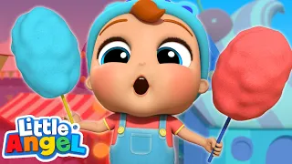 Red vs Blue Cotton Candy Song | Kids Cartoons and Nursery Rhymes