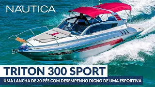 Teste Triton 300 Sport: uma lancha de 30 pés com desempenho digno de uma esportiva | NÁUTICA