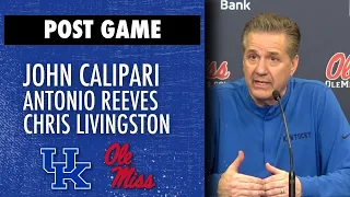 John Calipari talks Kentucky's 75-66 win over Ole Miss
