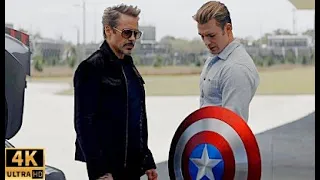 Старк возвращает Кэпу щит. Stark returns the shield to Cap. Мстители Финал Avengers: Endgame