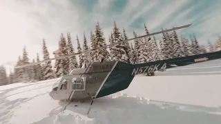 Helicopter in the Snow