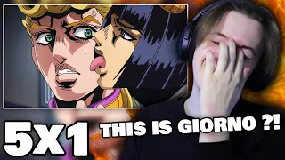 MEETING GIORNO!! | JJBA Part 5 Episode 1 Reaction!