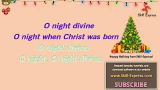 Oh Holy Night ORIGINAL KEY KARAOKE Martina McBride