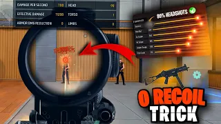 Use SECRET HEADSHOT (RECOIL CONTROL🎯) // How To Control "RECOIL" in Free Fire Max // (100% WORKING)🔥
