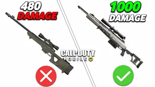 TOP 6 High Damage 1-Shot Snipers In CODM BATTLEROYALE | CODMOBILE