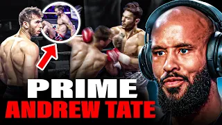 PRIME Andrew Tate Was A BEAST AT KICKBOXING! | MIGHTY MOUSE BREAKDOWN!