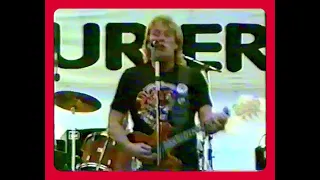 ALVIN LEE BAND OUTDOORS 1987 PT 2 EUROPE. ALVIN IS HAVING A GREAT DAY, G.M.L.S.G.