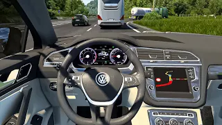 Euro Truck Simulator 2 - 2016 Volkswagen Tiguan [Steering wheel gameplay]